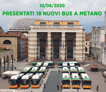 IL GRUPPO CONTINUA A INVESTIRE NELLA SOSTENIBILITÀ: PRESENTATI 18 NUOVI BUS A METANO